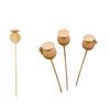 Rusty Outdoor Daisy Flower Metal Yard Stake, Rusted Iron Art Flower Garden Decoration, Weather-Resistant Garden Ornament for Lawn, Pathway, Patio, or