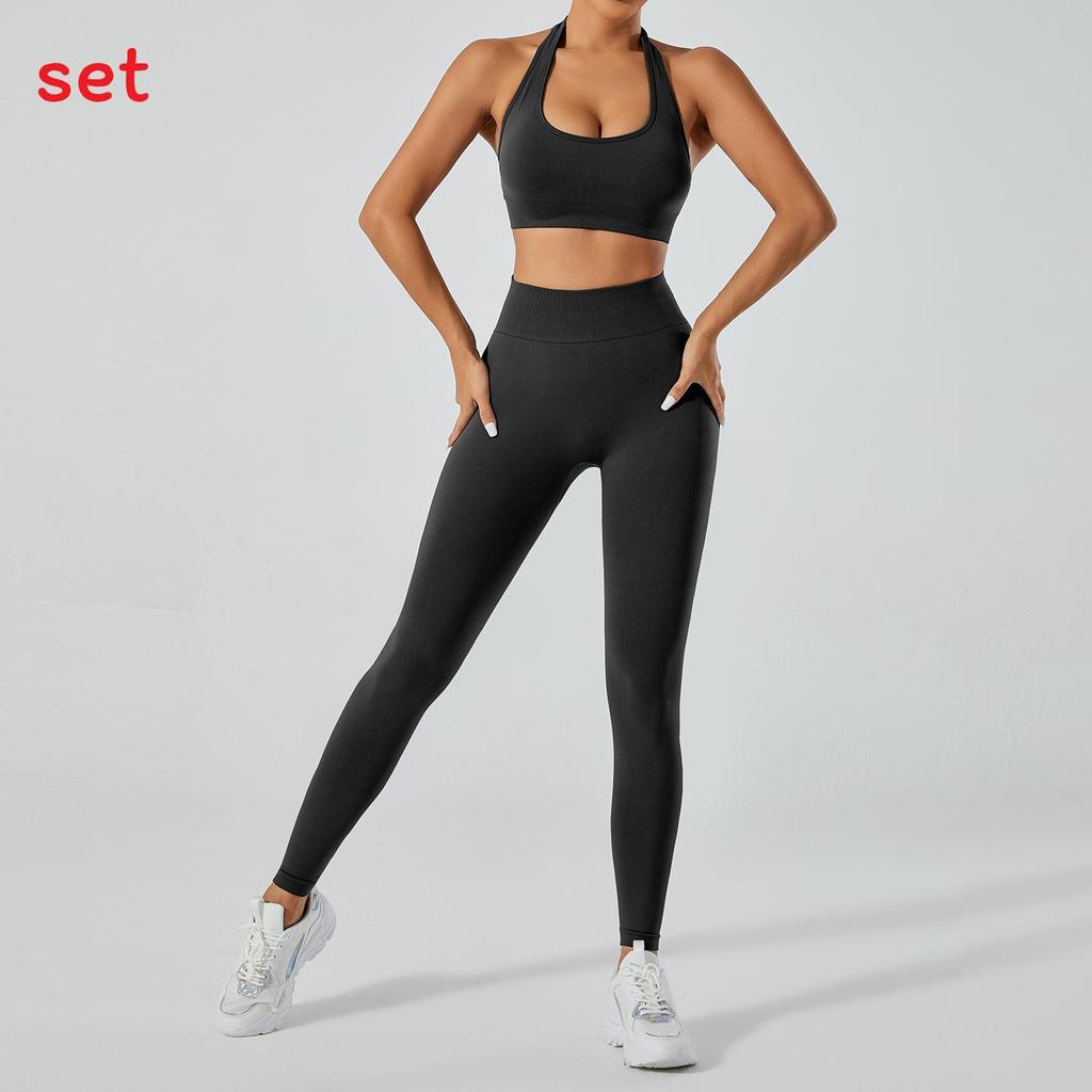 Seamless Yoga Set For Women With Quick Dry Fabric Perfect For Running And Fitness Activities