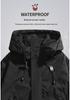 Herren Windbreaker im amerikanischen Stil: Frühlings-/Herbst-Outdoor-Jacke für Paare, lockere Passform, winddicht, wasserdicht, zum Bergsteigen geeignet.
