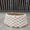 Foldable Christmas Tree Skirt Round Xmas Tree Base Decor Fashion Tree Bottom Decoration  Office