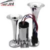 12V 150db Car Electric Loud Horn Dual Trumpets Speaker Car Air Horn Super Loud Speaker For For Motorcycle Boat Truck Train