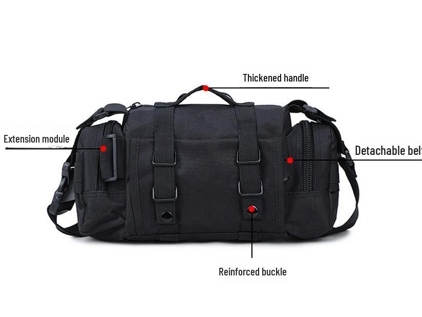 MOLLE Tactical Multi-Function Waist Bag for Outdoor Fishing & Camera Storage
