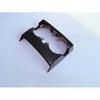 For Chevrolet Colorado 23-25 Carbon Fiber Rear Water Cup Holder Frame Cover Trim