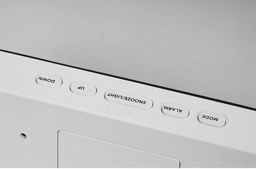 GH8033 Innovative LED Digital Desk Clock with Large Numerals - Multifunctional Alarm and Date Display