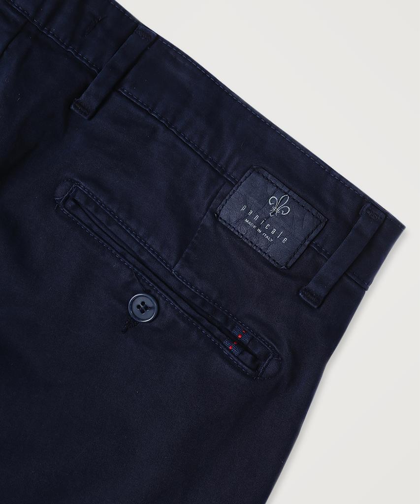 PANICALE Triple A Cotton Chino Pants [Navy]