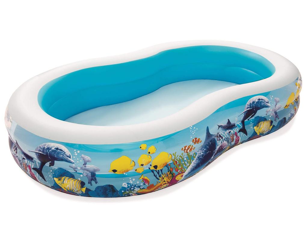BESTWAY Family Pool, Sea Ground, 262 x 157 x 46 cm, mehrfarbig