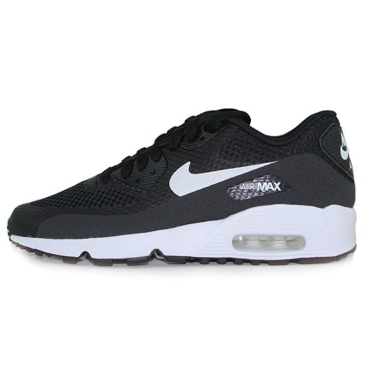 

Nike Air Max 90 BR Synthetic Leather Low top Kids Running Shoes Black White Teenagers 833475-001 38.5