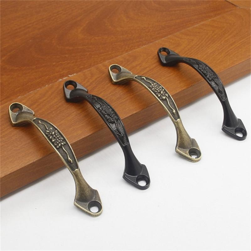 Chinese Style Drawer Pull Zinc Alloy Drawer Handle Durable for Wardrobe Jewelry