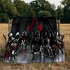 Assassin Game Flannel Blanket, Use for Birthday/Holiday Gift, Soft Blanket for Sofa/Bed/Camping/Office/Tourism Use,All Seasons