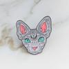 Cat Art Enamel Pins and Brooches Lapel Pin Backpack Bags Badge Gifts