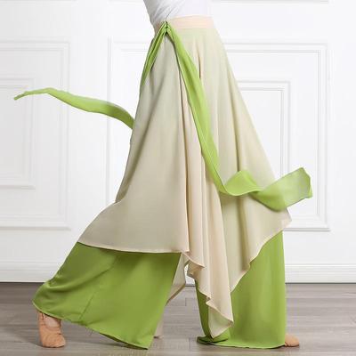 Pantaloni de dans chinezesc Pantaloni pantaloni eleganti din sifon