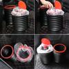 4L Car Folding Water Bucket With Lid, Car Trash Can, Foldable And Retractable Storage Bucket, Umbrella Bucket, Storage For Items