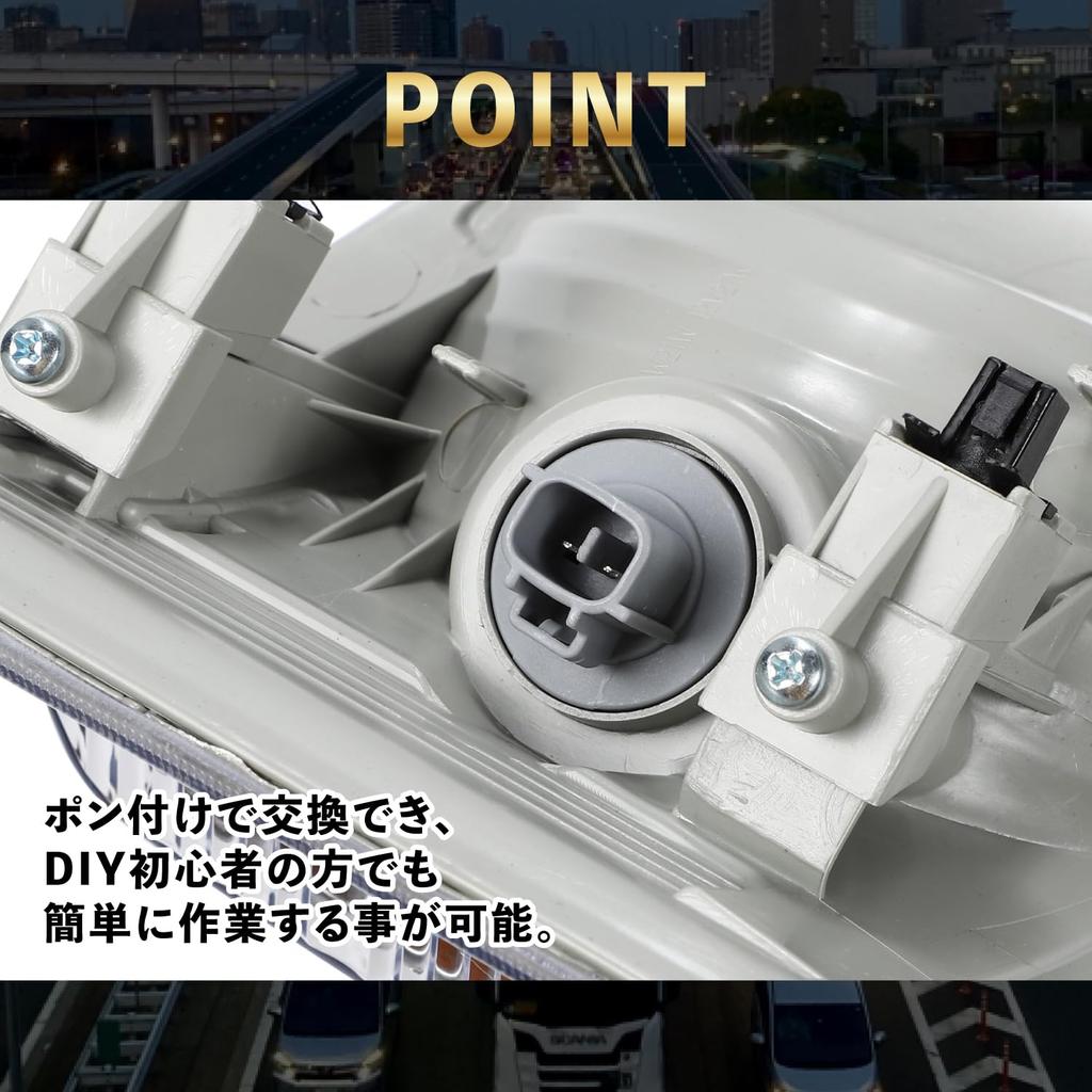 Ra1zing BlueTec Universal Turn Signal Lenses for Mitsubishi Fuso Canter Trucks Right Side Left Side Passenger of (FBA00/20/30/50/60, FEA20/50/80,