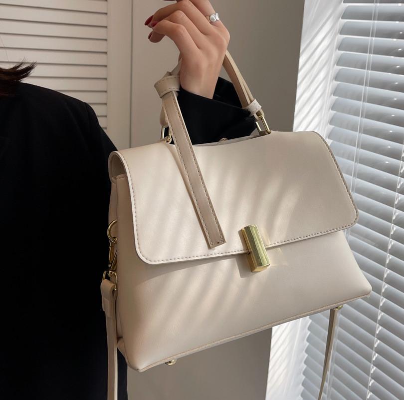 Crossborder Style Small Pu Shoulder Bag With Zipper Closure For Daily Use