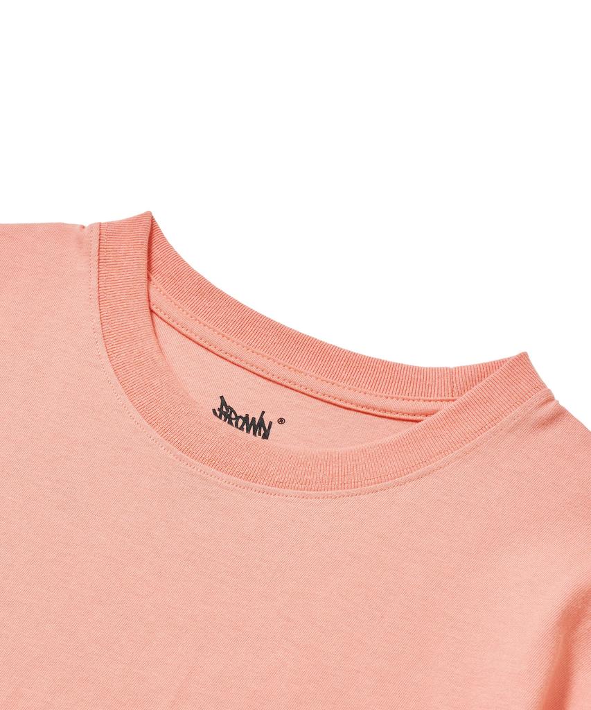 BROWNBREATH Tag Tee - Indy Pink