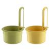 2Pcs Sink Hanging Basket BPA Free Easy To Clean Universal Simple Installation Multifunctional Removable Sink Strainer Basket