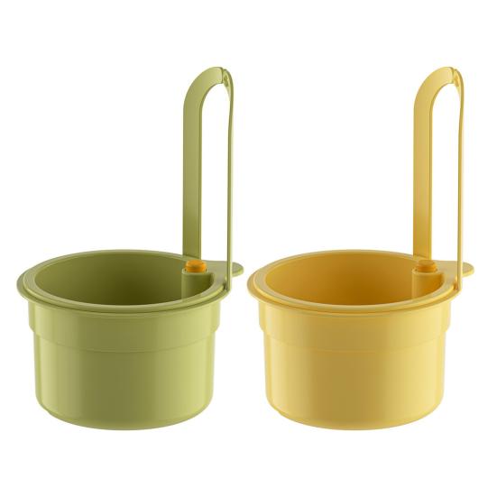 2Pcs Sink Hanging Basket BPA Free Easy To Clean Universal Simple Installation Multifunctional Removable Sink Strainer Basket
