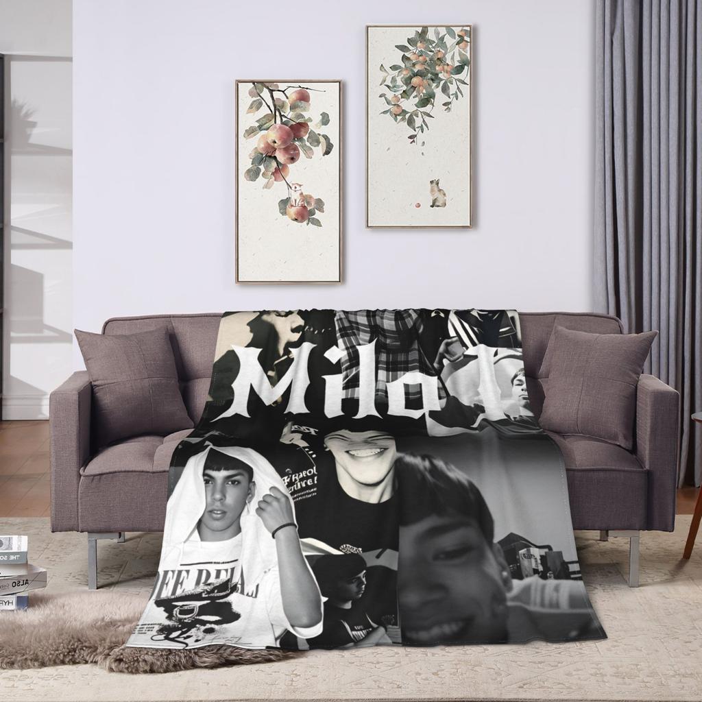 Rapper Milo J  111  Blanket Quality Soft  Throw Blanket Winter Travel Office Couch Chair Sofa Bed Fashion Bedspread