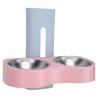 Wall Mounted Pet Feeding Bowl Stainless Steel   Height Double Bowls Wall Pet Dish Feeding Station