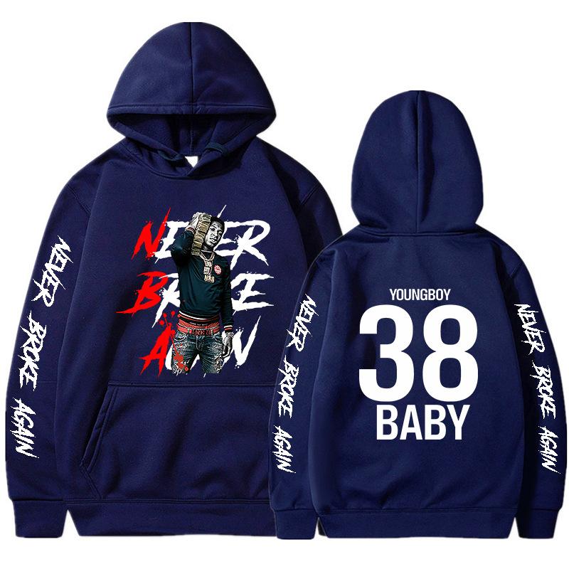 

Never Broke Again Hoodies Men Fashion YoungBoy Spring Hoodie Vintage Unisex Pullover Hoody Tops Oversize Streetwear Clothing S