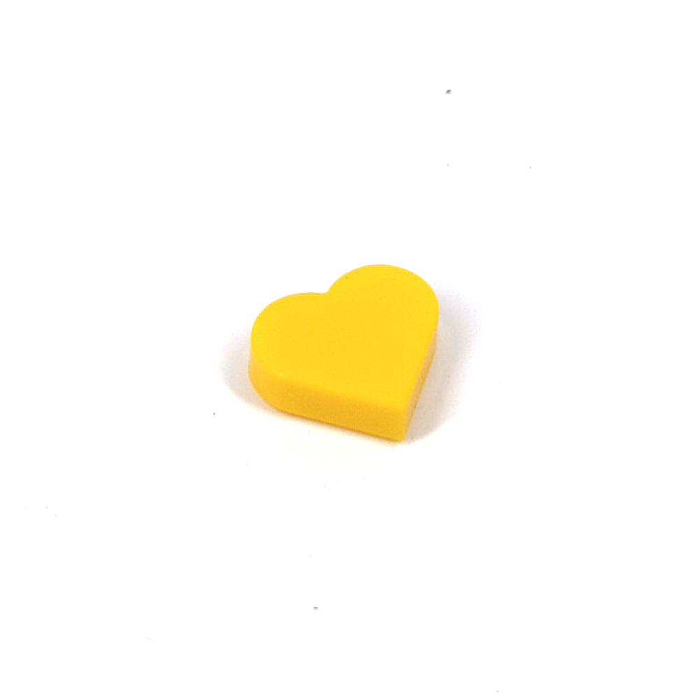 Small Particle Building Block Plane 1 × 1 Heart-shaped Building Block Accessories Love Peach Light Panel Scene