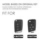 For Volkswagen Vw Golf 7 Alltrack Mk7 Tiguan Seat Ateca Leon Ibiza Skoda Octavia 4Button Alloy Car Key Case Cover Shell Fob
