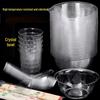 JINGRX Disposable Crystal Plastic Bowls