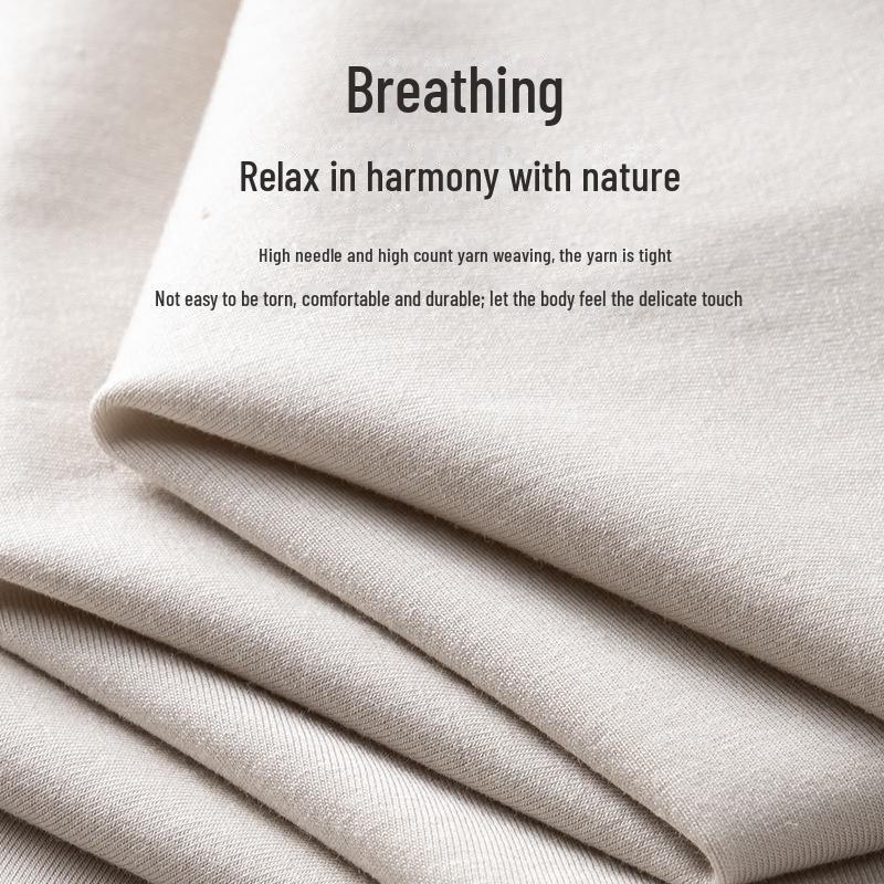 Men's Modal Cotton Short-Sleeve Pajamas: Solid Color Casual Loungewear for Teens and Boys - Spring, Summer, Autumn Collection