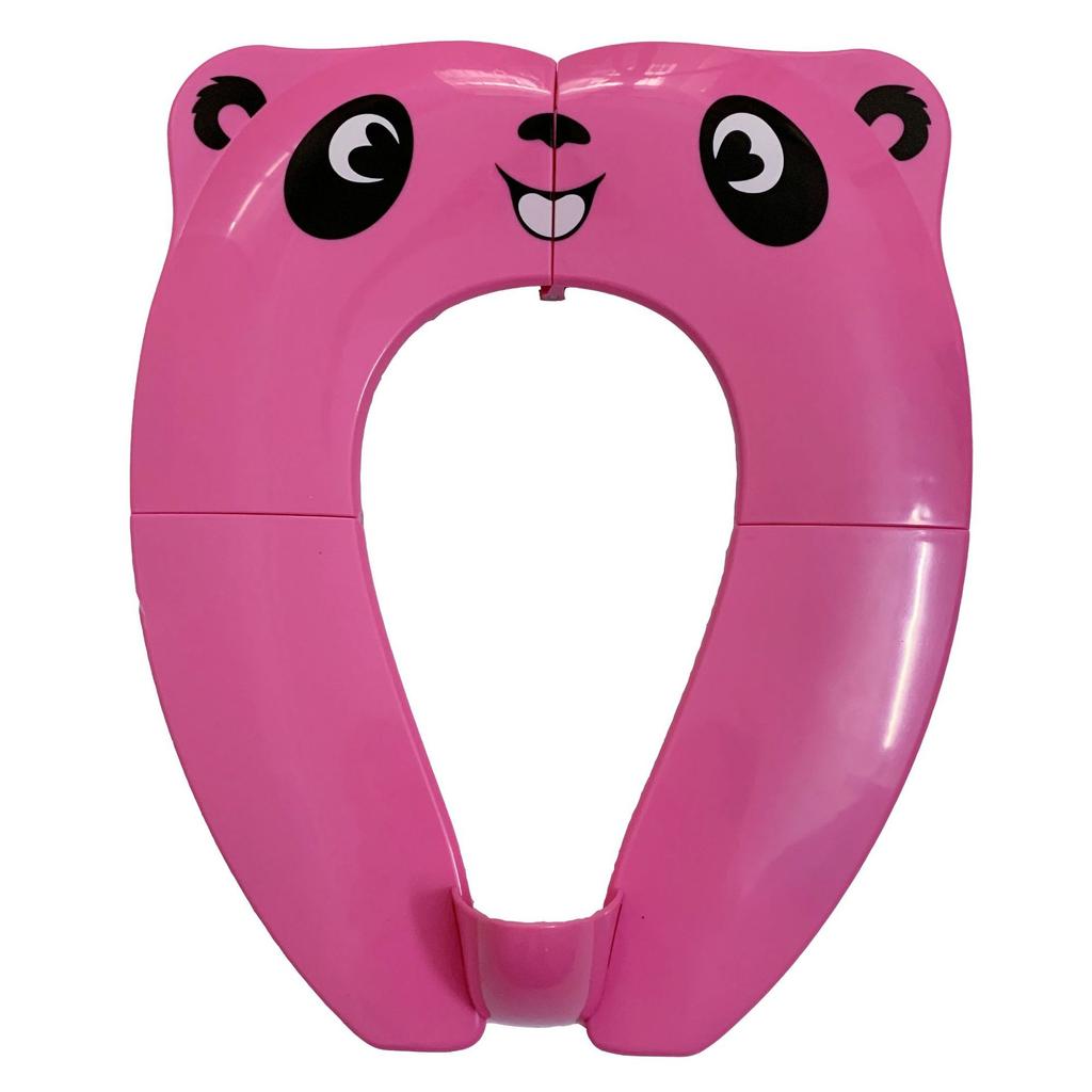 Children's Foldable Toilet Seat Children's Auxiliary Toilet Travel Toilet Seat with Splash-proof