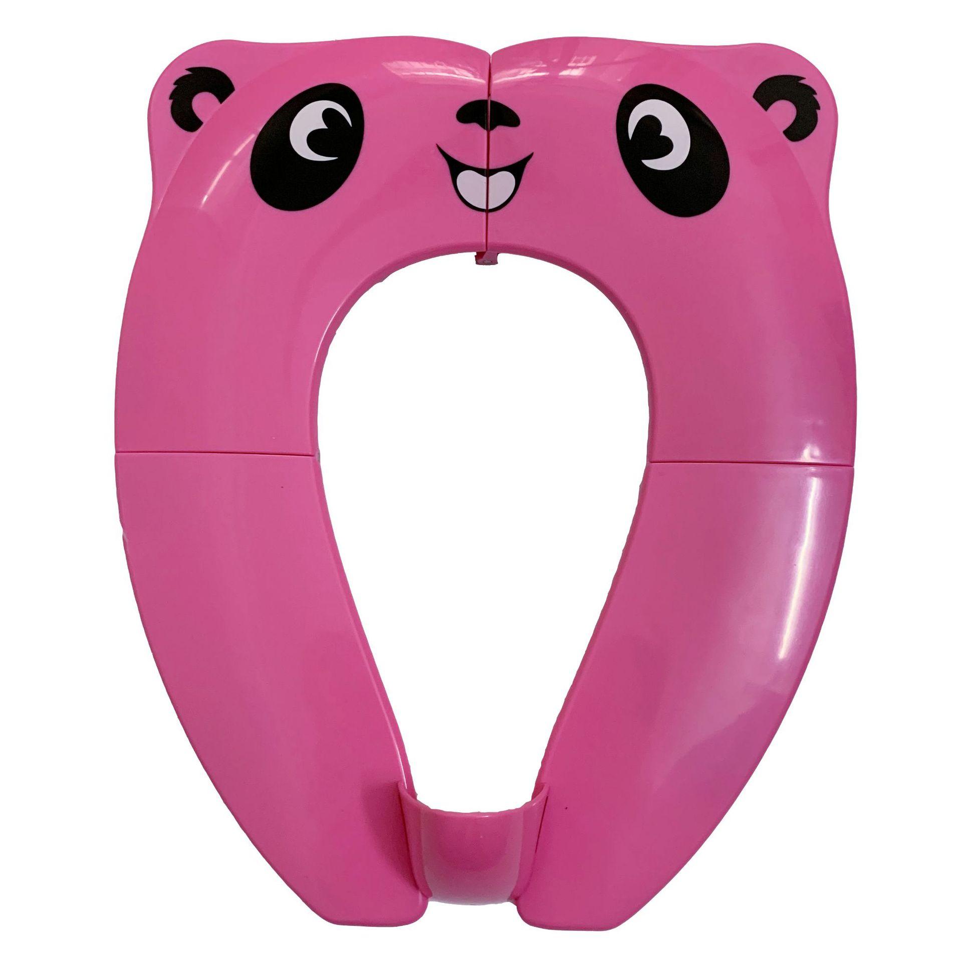 

Детское складное сиденье для унитаза Детское дополнительное сиденье для унитаза с защитой от брызг розовый