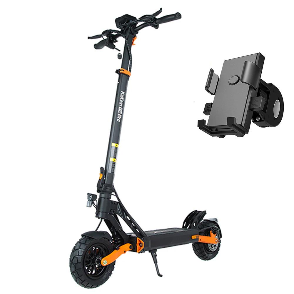Elektrische Scooter Kukirin 10" 500W Motor Topsnelheid 25Km/h 48V 15.6AH Max Bereik 65Km Zwart G2 Pro VMP
