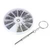 600Pcs Tiny Screws Nut + Screwdriver Watch Eyeglass Glasses Repair Tool Set New