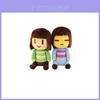 Adorable Peluche de Undertale Frisk Chara Figura Juguete Relleno 20cm Suave Regalo para Niños Navidad