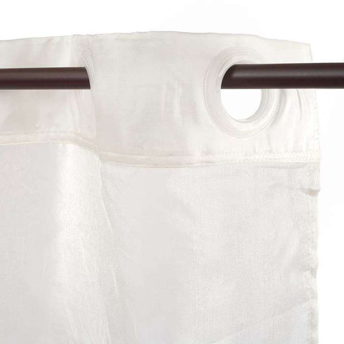 Voilage à reflets lumineux crème 145x250