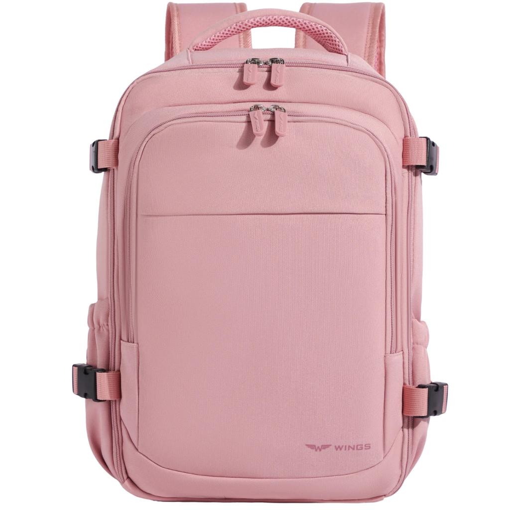 Wings Cabin Backpack Ryanair and Wizz Air Hand Luggage, Lightweight Travel Backpack Pink