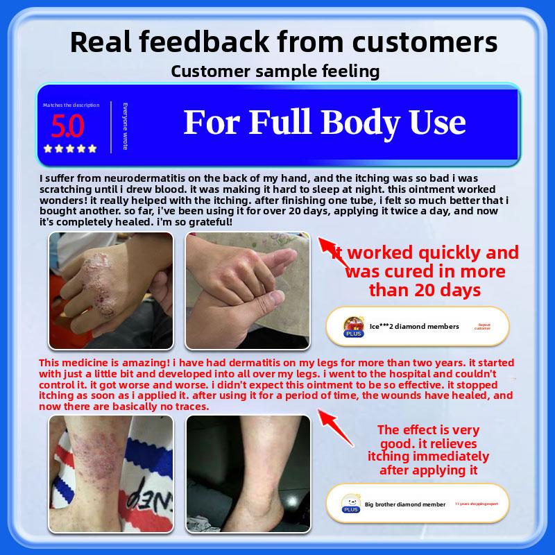 Gentle Skin Problem Gel - Herbal Extracts Relieves Eczema Dermatitis & Redness