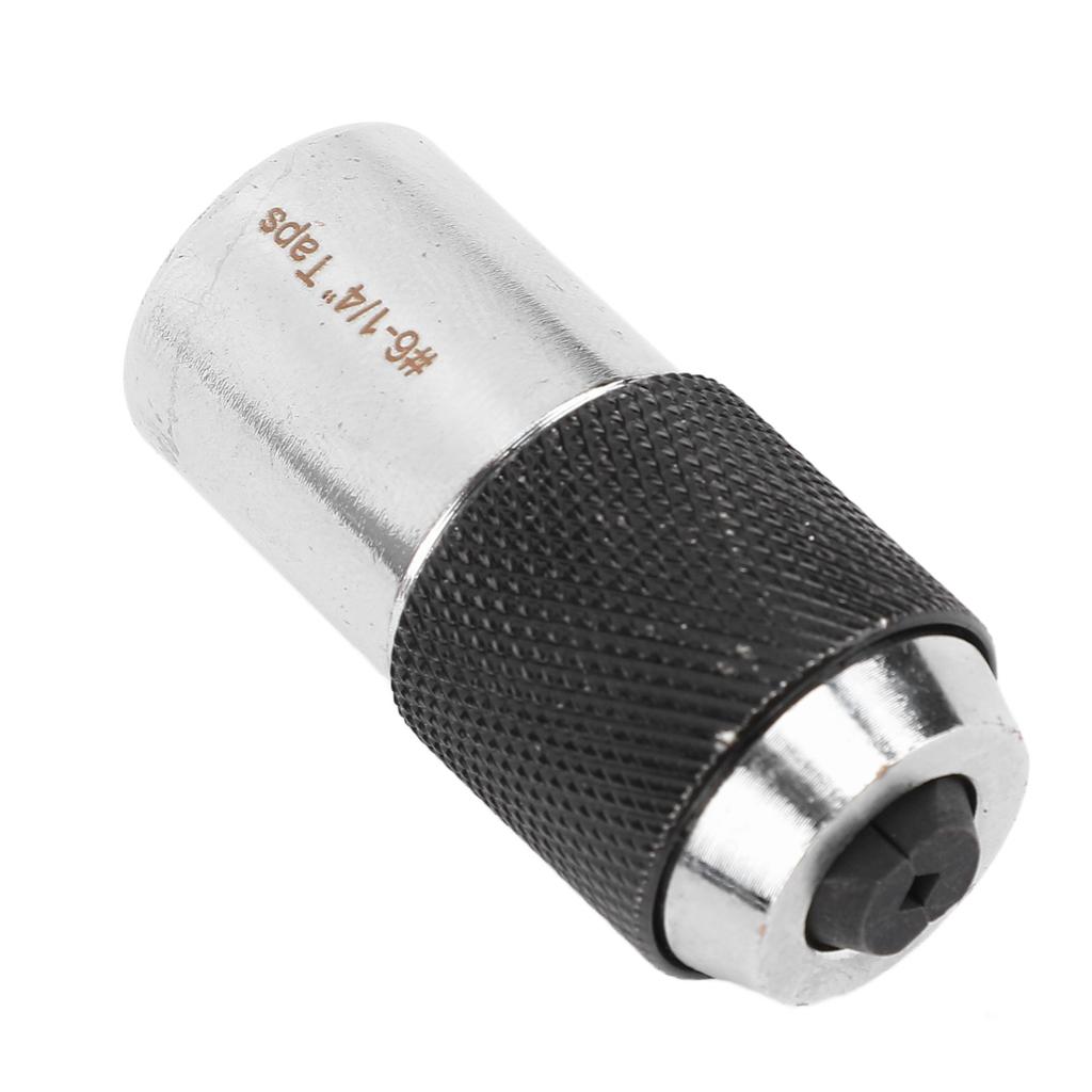6‑1/4 Adjustable Tap Socket 3/8 Inch Square Drive Tap Extraction Tool for M3‑M6 Taps Reamer Screw Ex