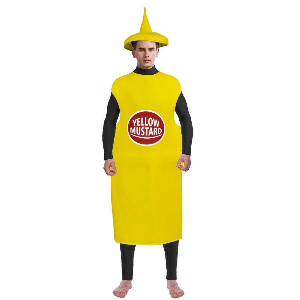 Halloween Snack Party Cosplay Costume For Adults With Polyester Fabric For Stage Performances