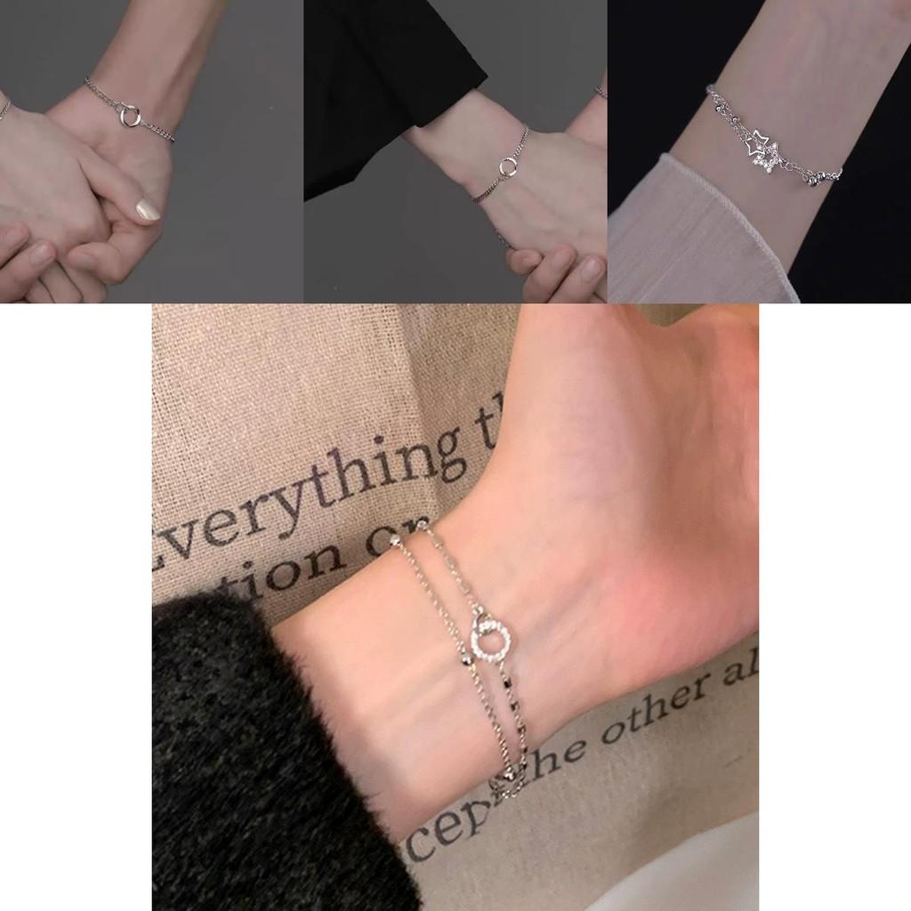 Delicate Doublelayer Geometric Bracelet For Women 2023 Light Design Luxury