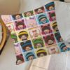 Cute M-Monchhichi   Pillowcase toon Gift Cushion Cover Bedroom Home Sofa Chair Seat Decor pillow case