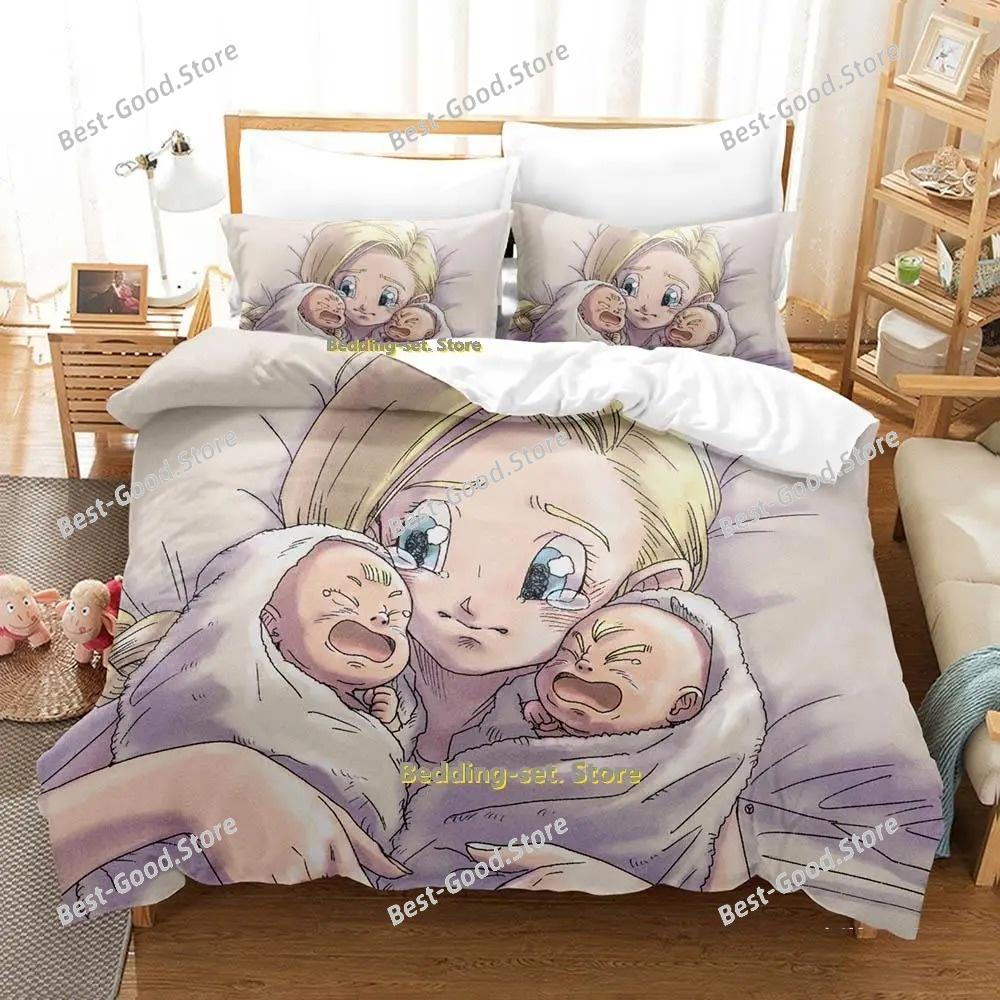 Neues Dragon Quest Bettwäscheset Einzelbett Twin Bett Vollbett Queen Size King Size Bettwäscheset für Erwachsene Kinder Schlafzimmer Bettbezug-Sets Anime