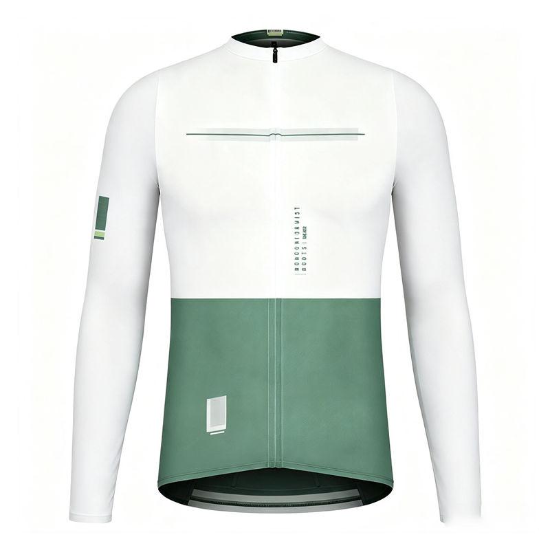 Spring and Autumn Team Long Sleeve Cycling Jersey Set Bib Pants Ropa Ciclismo Bicycle Clothing MTB Bike Uniform Men Clothes