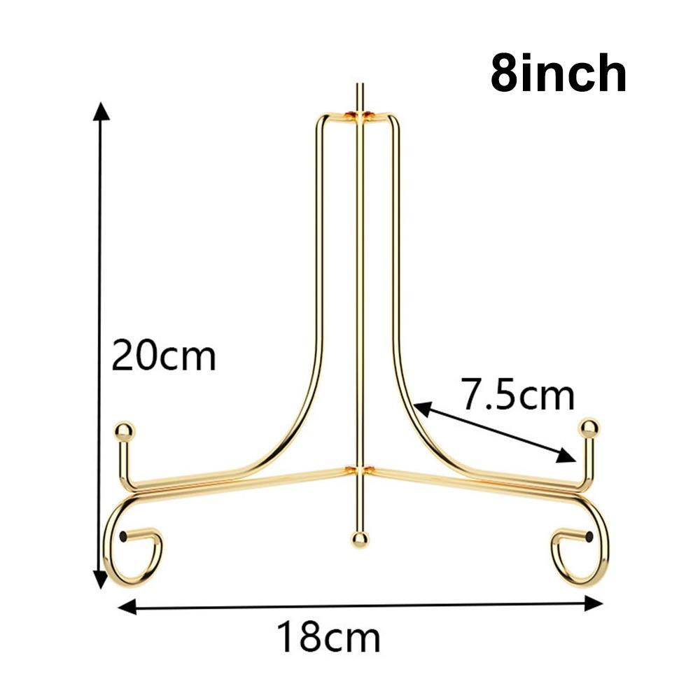 4 6 8 10 12inch Plate Stands Iron Photo Pedestal Durable Display Stand  Home Decoration