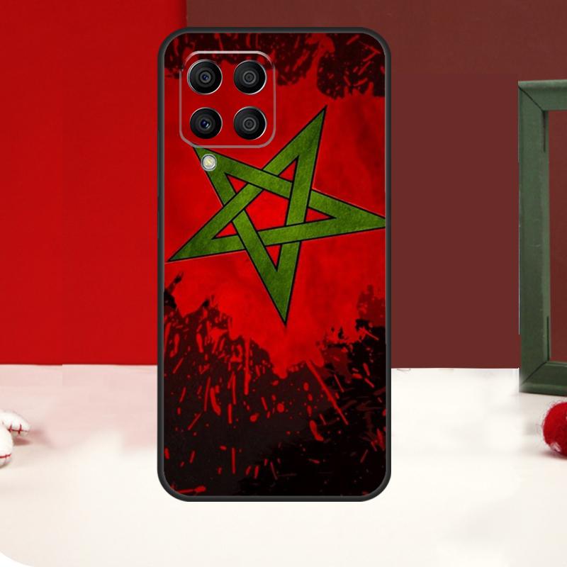 Morocco Moroccan Flag Case For Samsung Galaxy M11 M21 M31 M14 M34 M54 M12 M32 M52 M15 M13 M16 M36 M56 M53 M35 M55