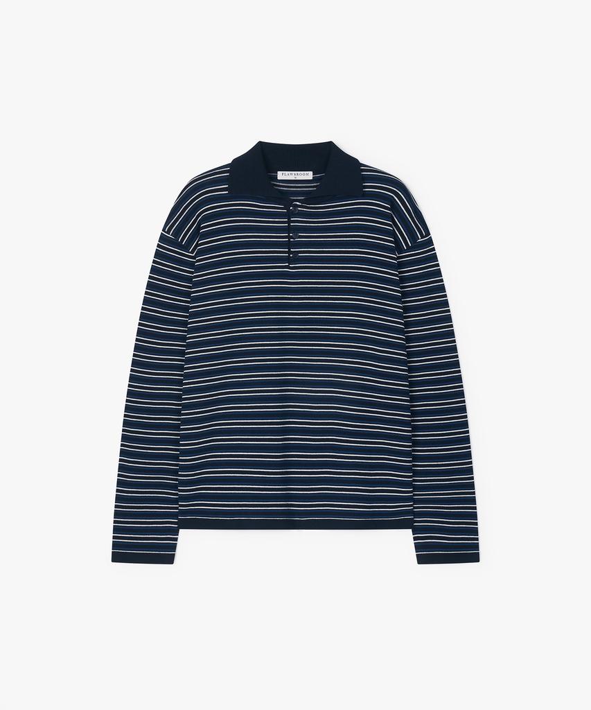 Peullojeulum Lecce Polo Cotton Knit Navy