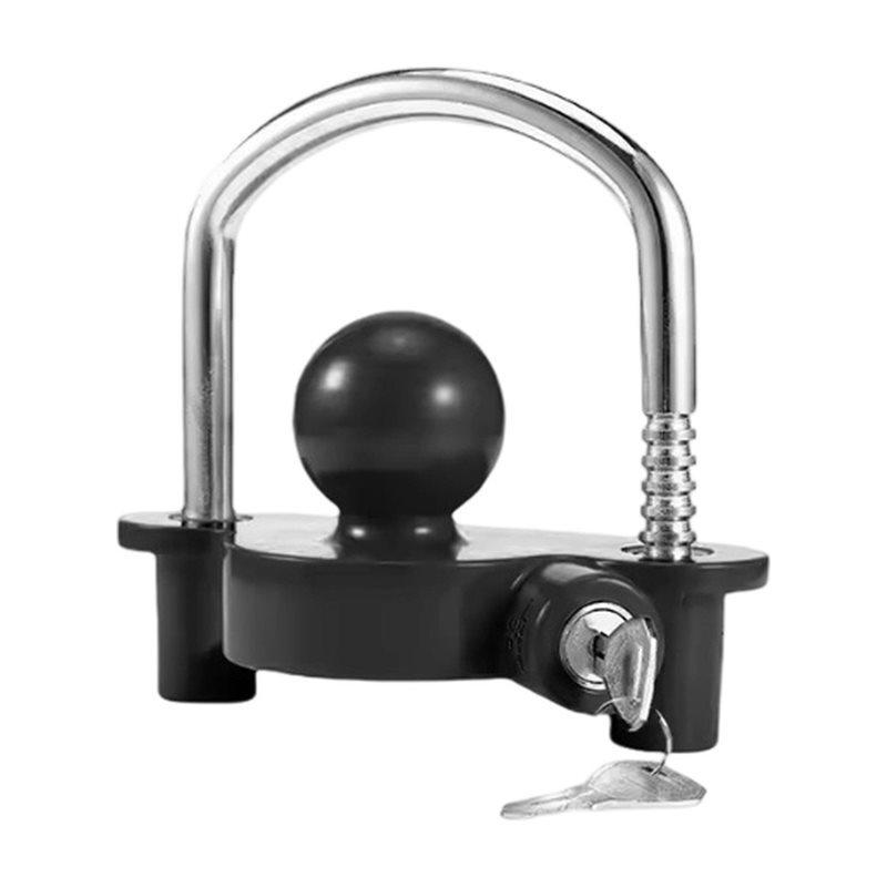 Universal Trailer Ball Coupler Lock Heavy-Duty Hook For Caravan RV Strong Towing Safety Accessory