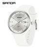 SANDA Student Quartz Wristwatch: Fashionable, Simple, Luminous, Waterproof, Versatile, Double Calendar