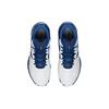 New LiNing Sound Waves 2 Cushioned Slip Resistant Abrasion Resistant Low Top Badminton Shoes Unisex White Dark Blue AYTS016-7