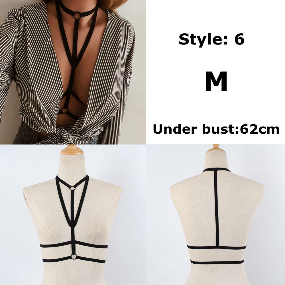 Noua Bralette Bustier Belt Lenjerie Sexy Bandage Sutien Cage Harness Push Up Crop Top