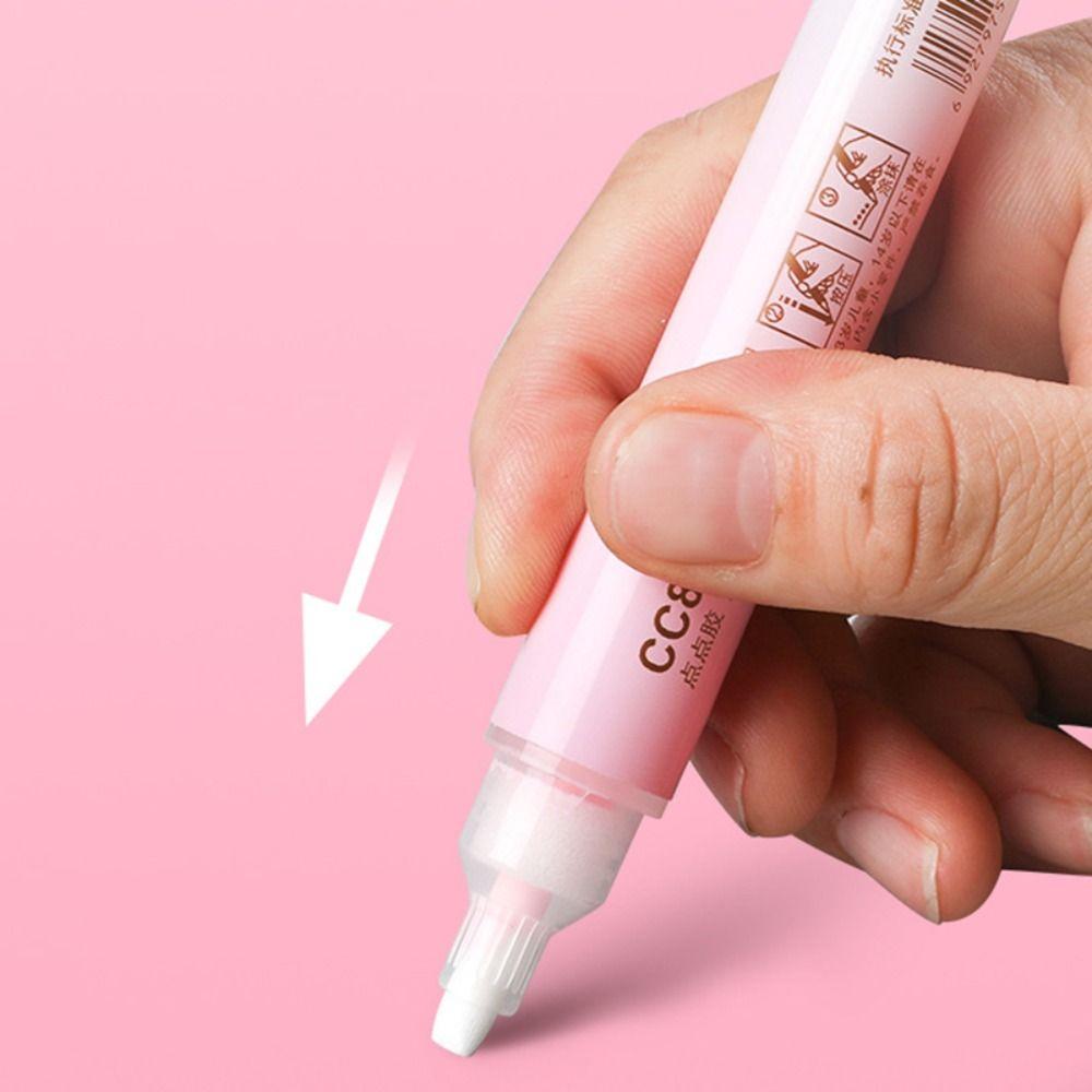 Pen Shape Dot Glue Pen High Viscosity Glue Dispensing Pen Double Sided Adhesive Stationery
